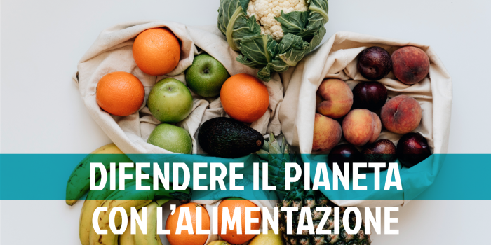 Tavolo con frutta e verdura